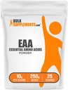 BulkSupplements.com Essential Amino Acids Powder - Essential Amino Acids Supplement, EAA Powder - makuton & Gluteeniton, 10g per tarjoilu, 250g (8.8 oz) (Pakkaus 1)