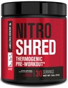 Jacked Factory NITROSURGE Shred Pre harjoitus täydentää - Energy Booster, Instant Strength Gains, Sharp Focus, Powerful Pumps - Typpioksidi Booster & PreWorkout Powder - 30Sv, musta kirsikka