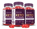 Justized Laboratories (3 Pack Proton Protein Keto ACV Gummies Advanced Formula 1000MG Proton Boost Formulated with Pomegranate Beet Juice Powder B12 Vegan Non GMO 180 Gummys