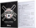 Murray Sporting Goods Baseball & Softball Pistemääräbook - 35 peliä Pistemäärä Book - Pistemäärä Pitäminen Book Tilastot - Aikuisten, Nuorten, Pikkuliigan Baseball Pistemääräkirja Pistemäärähoitajille