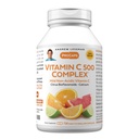 ANDREW LESSMAN C 500 Complex 720 kapselit - ei-acidic C-vitamiini Plus Citrus Bioflavonoidit immuunijärjestelmään ja antioksidantti tuki, ei vatsavaivat, pieni helppo niellä kapselit