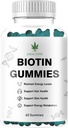 Biotin Gummies, hiukset, iho ja kynnet Gummies - tukee terveet hiukset - vegaaninen Biotin vitamiineja naisille ja miehille (1)