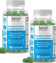 Amire by Dr. Awan Kilpirauhasten tuki Gummies, edistää tervettä toimintaa Kilpi, Selenium & Ashwagandha parantaa energian, immuniteetin, aineenvaihdunta, 120ct, 60 päivän tarjonta