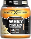 Body Fortress Super Advanced Whey Protein Powder, banaani Creme Maku, Gluteeniton, 2 Lb