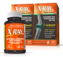 X Ray Dol Triple Action Joint Support Supplement with Glukosamiini 1500mg, Chondroitin 800mg, MSM 750mg ja 5X D-vitamiinin terveitä niveliä, luut ja ruoka - 60 Count per pullo - 2 Pack