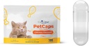 Capsuline PetCaps Koko 3 Tyhjä Liivate Kapselit kissat kaikki elämänvaiheet, kananmakua - 100 Count. Piilot Lääketiede Makua ja tuoksua ... Gluteeniton, Kosher, ei-GMO-sertifioitu