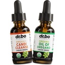 Candi Cleanse & Oregano Oil Drops - Organic Oil of Oregano Drops Liquid & Black Walnut Wormwood - Extra Strength Ylikasvu Balance Complex, Natural Gut Cleanser Detox Health Supplements 1 oz