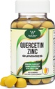 Quercetin Gummies with Sinkki (100 mg Quercetinia ja 91% päivittäistä sinkkiä tarjoilua kohti) 60 Mango Flavored Chewable Immuunituki Gummies for Aikuinen ja lapset (ei-GMO ja Gluteeniton) Double Wood