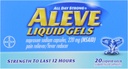Aleve Liquid Gels, 20 lla