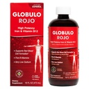 Globulo Rojo Iron Supplement - Liquid Dietary Supplement with High Potency Iron & B Vitamiines (Vegan) (16 Fl Oz (Pack of 1))