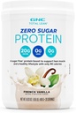 GNC Total Lean Zero Sugar Protein Powder, 20g, Ei sokeria, Ei rasvaa, 90 kaloreita, Ranskan vanilja, 20 tarjoilua