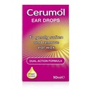 Dual Action Ear Drops, 10 ml, Hellä muotoilu, auttaa lievittää oireita korvavaha, Pehmentää korvavaha, Dropper mukana