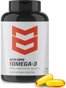 MTN OPS Omega 3 Fish Oil Supplement, 1000 mg Fatty Acid Softgels for Healthy Heart, Joint & Bone Health, 30 Servings