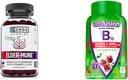 ZHOU Nutrition Elderberry Gummies Immuuneja tuki B12-vitamiinia Gummien energian aineenvaihdunta tuki, 60 ja 90