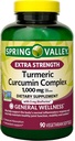 Spring Valley Extra Strength Turmeric Curcumin Complex Pehmeät geelit Ruokalisä, 1000 mg, 90