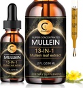 Mullein-tipat Lungille, Mullein Leaf Extractille, Supervoiteluaine Millein Liquid Tincturelle, Veganille, ei-GMO:lle, 2 FL OZ