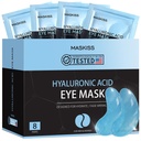 Under Eye Patches (8 paria), Hyaluronic Acid Eye Maskeja pimeät ympyrät Puffy Eyes Underey Bags, Kollageeni silmä paikat ryppyjä ja Hydrate, ihonhoito lahja hänelle