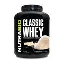 NutraBio Classic Whey Protein Powder- 25G of Protein Per Scoop - Full-Spectrum Amino Acid Profile - Ei täyteaineita, keinotekoisia värejä, säilöntäaineita - Low Glycemic Index - Creamy Vanilla, 5 punta
