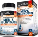 Miesten monivitamiini C-vitamiini B D3 E Sinkki immuuni tukea - kerran päivässä täydentää energiaa ja sydäntä - antioksidantteja ja digestiivisia Entsyymit imeytymistä - mielen selvyys & Focus tuki -60 Ct