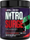 Jacked Factory X John Wick - Nitrosurge Wick Pre Treout Supplement - Intense Energy, Battle-Ready Focus, pysäyttämätön sitoutuminen, ja Sheer Will - 30 Palvelee, Osaka Cherry Blossom
