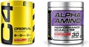 Cellucor C4 Original Pre Treout Powder Fruit Punch - C-vitamiinia Immuuni tuki & Alpha Amino EAA & BCAA Powder ... Haaraketju Essential Amino Acids + Electrolytes ...