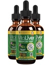 VitaLiver - Liver Health Supplement - Tuki Maksa Cleanse & Detox - Nesteen toimitus Imeytyminen - Maito Thistle, Artisokka, Chanca Piedra, Voikukka & More!