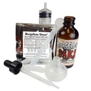 SSKI Jodi Kalium Iodide Solutions Mixing Kit sisältää tarvittavat työkalut ja ennalta mitatut ravintolisä Kalium Iodide Crystals. Lisää tislattua vettä.