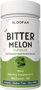Bitter Melon Fruit Capsules 500mg ... Momordica charantia... 10:1 Extract... Pure & Potent Herbal Supplement...