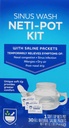 Rite Aid Neti Pot Nasal -huuhtelupakkaus, jossa 30 suolapakkausta - 1 Kit ...