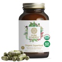 PURE SYNERGY Superfood kapselit ... Luomu Superfood & Greens täydennysosa ...