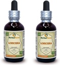 Lonicera (Lonicera Japonica) Tincture, Kuivatut kukat Liquid Extract (Brandin nimi: HerbalTerra, ylpeästi valmistettu USA) 2x2 fl.oz (2x60 ml)