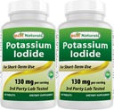 Best Naturals Kalium Iodide 130 mg per tarjoilu - ravintolisä, 90 tablettia (2)