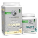 Sunwarrior Creatine Powder & Vanilla Active Organic Protein Powder Set ... Bundle & Save ...