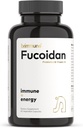 Certified Organic Fucoidan 500 mg Pure Atlantic Patagonian, BB536® Probiootit, Fucoidan Specialists yli 20 vuotta, Immuuni + energia, 60 Vihanneskapselit (1 pullo)