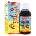 GirafKids Liquid Multivitamiini lapsille ikäisille 4+, 8oz - Päivittäinen lapsi vitamiineja Biotiini, A-vitamiini, B Complex, Folic Acid, Omega-3 & Beta Glucan - ruokavalio täydentää lasten kasvua ja energiaa