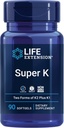 Life Extension Gamma E Mixed Tocopherols & Tocotrienols 60 Softgels ja Super K-vitamiini K1 K2 MK-7 MK-4 C-vitamiini 90 Softgels Bundle