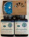 Youtheory Ashwagandha 1000mg kanssa KSM-66 - Auttaa tukemaan terveellistä stressiä vastaus,180 kapselia (Pakki 2) ja Pill Organizer Bundles