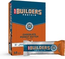 Clif Builders - proteiinipatukat - suklaa maapähkinävoi maku - 20g proteiinia - gluteeniton (2.4 Ounce, 12 Count)
