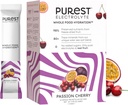 Tiedä Brainer Purest Electrolyte Passion Cherry Powder Packetit Koko ruoka Hydraation - Organic Freeze Dried Fruits ja Solar Sea Salts for Ultimate Electrolyte Balance