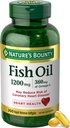 Nature's Bounty Fish Oil Omega 3 Lisäravinteet - Tukee Heart Health, 1200 Mg Fish Oil, Omega-3, 200 Softgels (Pack of 1)