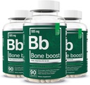 Essential Elements Bone Boost Health täydennysosa - Luun tuki ja kalsium täydentää D-vitamiini 3, K2, Cissus Quadrangularis varten luun vahvuus - 270 kapselia (90 päivän tarjonta) (3-pakkaus)