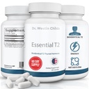Tohtori Westin Childs Essential T2 - T2 Kilpirauhasen tuki täydentää Bio-Identtinen 3,5 Dijodi-l-tyronine hypotyreoosi, Hashimoto's, Kilpirauhasen poisto & Rai, ei GMO, 60 päivän tarjonta