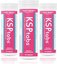 All Natural Hydration & Munuaisten terveys täydentää Combat Calcium Oxalate Crystal Formation, Erittäin Berry-3 Pack