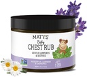 Matys Baby Chest Rub, Rauhoittavaa Ruuanpesua Vauvanvaippa 3 kuukautta vanha +, Puhdista & Mukava Eucalyptus, Laventeli, & Kamomilla uni, ei-GMO, Petroleum Free, Menthol vapaa, 4,5 oz Tub