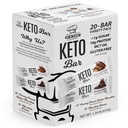 Nero Gourmet Gluteeniton Keto Protein Bar, Suklaa Keto Bars, Premium MCTs, Low Carb, Low Sugar (Variety Pack, 20 Count (Pakkaus 1))