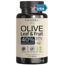 VINATURA Hydroksityrosoli täydennysosa, Olive Leaf Extract - 40% Hydroksityrosol Olive Fruit Extract, 50% Oleuropein Olive Leaf Extract kapselit - 60 kapselia