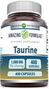 Hämmästyttävä Formula Taurine 1000mg kapselit Aminohappo Supplement ... ei-GMO: lle...