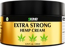 5kind Extra Strong Hemp Cream 6.76 fl oz - suurin vahvuus - luonnollinen rauhoittava helpotus nivelvoide - lihashieronta alaselkä, nivelet, kaula, polvet & olkapäät
