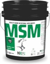 MSM (Metyylisulfonyylimetaani) - hevosten yhteinen terveys, mukavuus, liikkuvuus ja tuki täydentää hevosia - 25 lb (1136 tarjoilua)