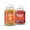 BeLive Turmeric ja Apple Siideri Viinietikka Gummies for Inmune Support, Mobility Support, Detox, Cleanse ja Dgestive Health